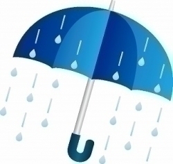 あいにくの雨・・・・